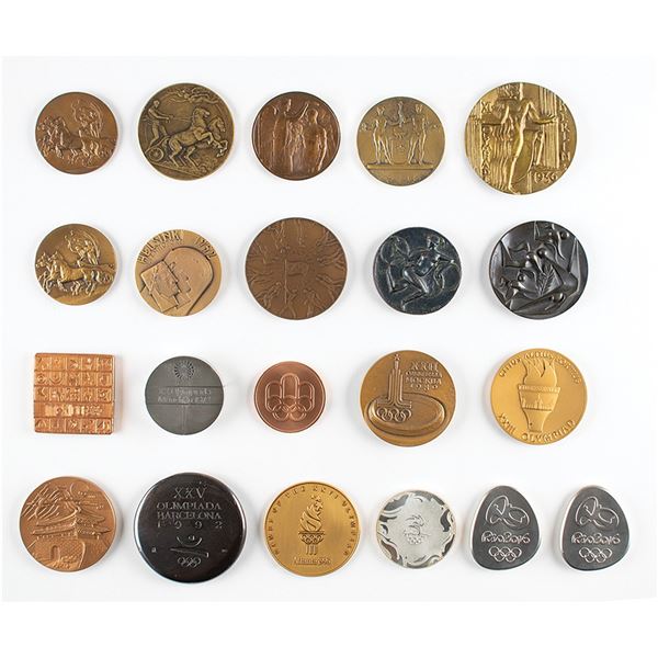 Summer Olympics Collection of (22) Participation Medals