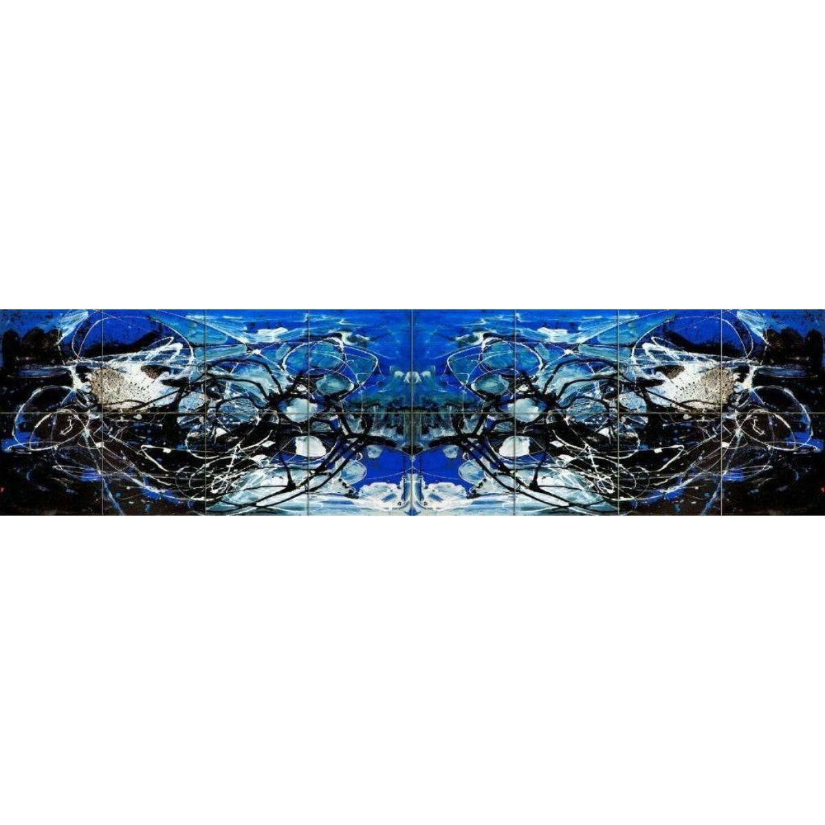 Large Abstract Ceramic Tile Mural