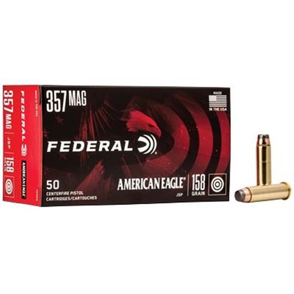 FED AM EAGLE 357MG 158GR JSP - 50 Rds