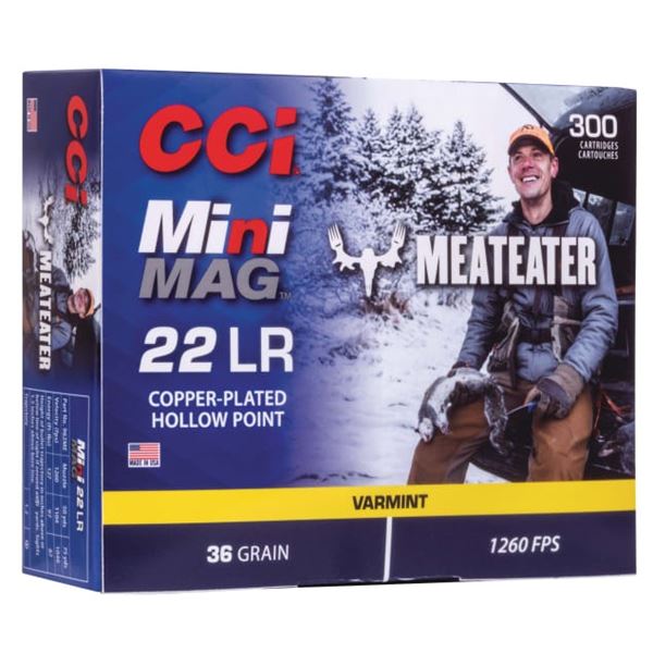 CCI MINI-MAG 22 LR 36GR HP - 300 Rds