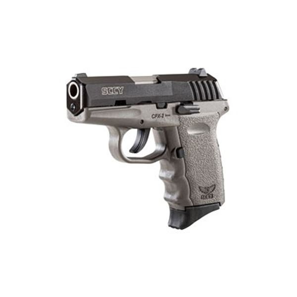 SCCY CPX-2 9MM 3.1" 10RD GRAY 3DOT