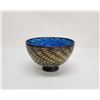 Image 1 : Olive Double Optic Twist Bowl by Seattle Glassblowing Studio