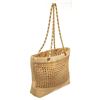 Image 3 : Chanel Gold Mesh Strow Tote Bag