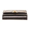 Image 4 : Ferragamo Black Calfskin Leather Compact Wallet