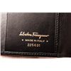 Image 6 : Ferragamo Black Calfskin Leather Compact Wallet