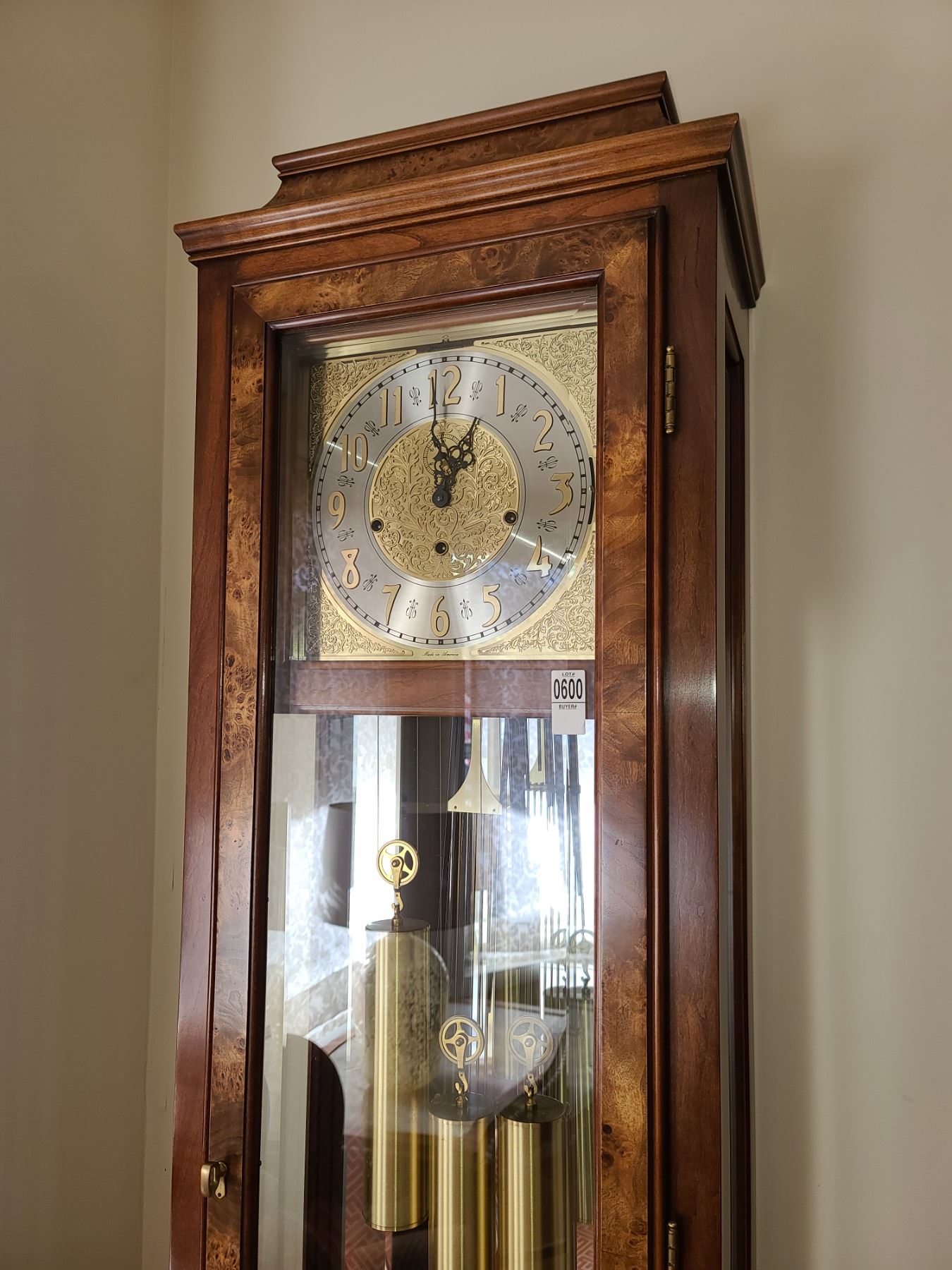 Sovereign, Ltd. Wall Mounted Grandfather Clock