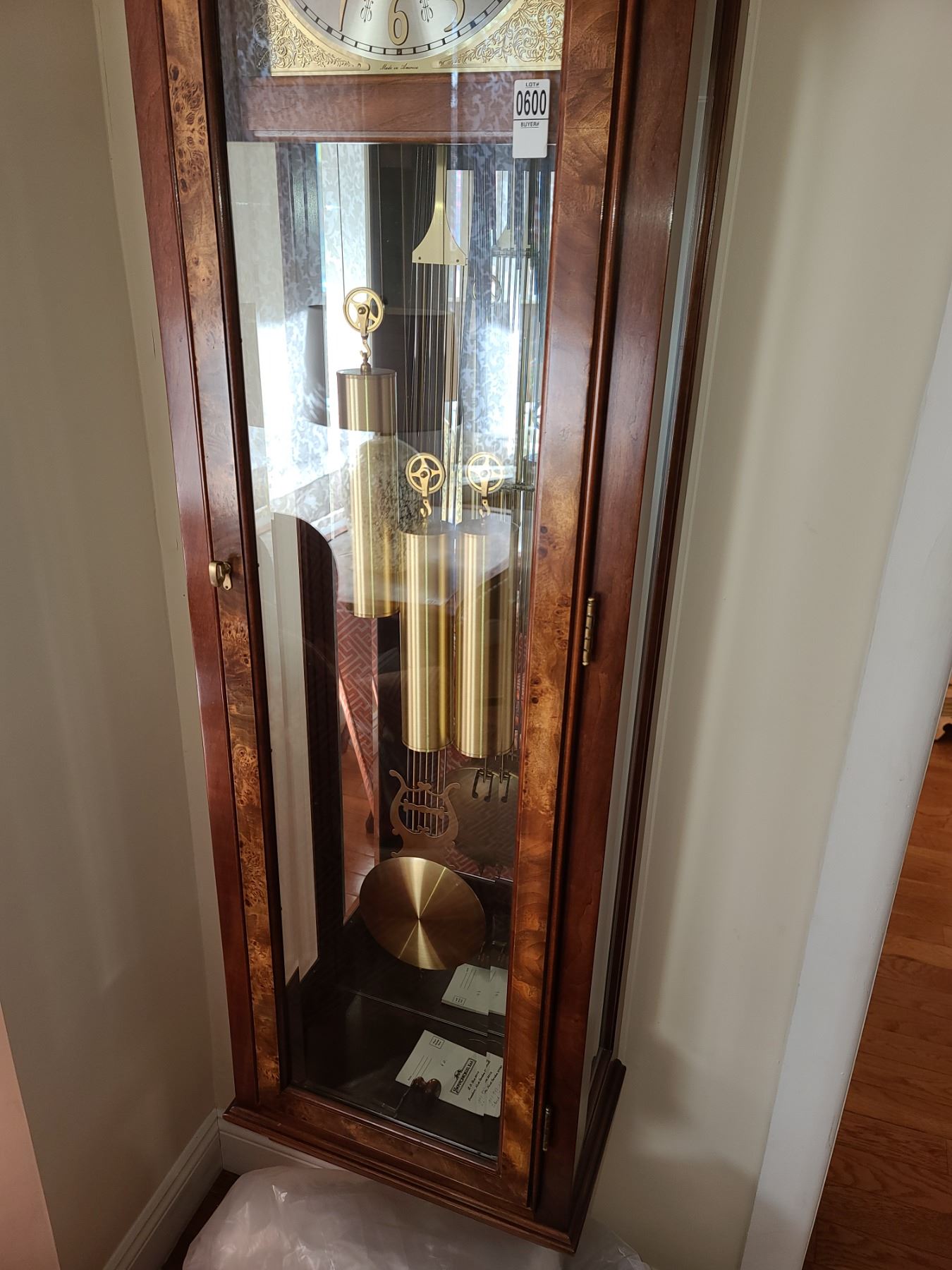 Sovereign, Ltd. Wall Mounted Grandfather Clock