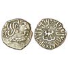 Image 1 : Ancient India: Gupta Empire - silver drachm of Kumara Gupta I, 'Western India' type, GE11X, 2.11g.