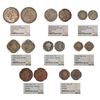 Image 1 : British India: George VI, 1940, set of 8 Proof Re-strike coins, Calcutta, head II, all NGC graded