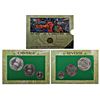 Image 1 : Republic India: 1994, World of Work, UNC set of 3 coins,
