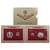 Image 1 : Republic India: 1997, 50th Year of Independence, UNC set of 2 coins,