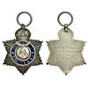 Image 1 : Badges: British India, Third Class, title badge, George V, silver, 39.16g, MYB 327.