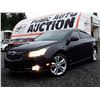 Image 1 : E5 --  2013 CHEVROLET CRUZE LT  , Black , 92726  KM's - BANK REPO - NO RESERVE