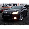 Image 2 : E5 --  2013 CHEVROLET CRUZE LT  , Black , 92726  KM's - BANK REPO - NO RESERVE