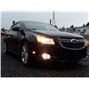 Image 5 : E5 --  2013 CHEVROLET CRUZE LT  , Black , 92726  KM's - BANK REPO - NO RESERVE