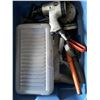 Image 2 : 2 Blue Bins W/Hardware + Tools