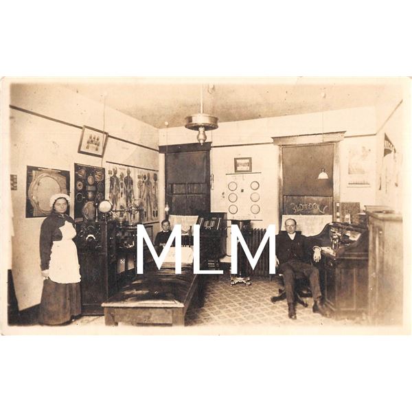 Doctors Office Interior Kansas Photo Postcard.