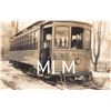 Image 1 : Street Trolley & Conducters in Snow Rochester, New York Photo Postcard