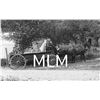 Image 1 : Horse Drawn Wagon Delivering Headstone Photo Postcard
