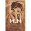 Image 1 : Salamu Cigarettes Lady Smoking Two Tone Advertising Postcard