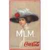 Image 1 : Hamilton King "The Coca-cola Girl" Advertising Postcard