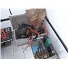 Image 1 : Wood Chest W/Contents + Box W/6 Pipe Wrenches, Sockets + Much More