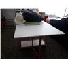 Image 1 : Drop Leaf Table/Craft Table W/Bag of Batting