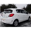 Image 8 : C6 --  2014 MITSUBISHI MIRAGE ES , White , 140390  KM's