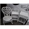 Image 2 : White Wicker Chair, Shelf, Side Table, Chest + More