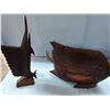 Image 2 : Large Ironwood Fish, Sword Fish + Pelican