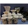 Image 2 : Set Of Green Glasses, White + Green Coffee Cups + More