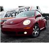 Image 2 : A3 --  2006 VW BEETLE CONVERTIBLE, RED, 190,035 KMS  "NO RESERVE"