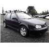 Image 4 : A10 --  2000 VW GOLF GLS, Black, 327499 KM's