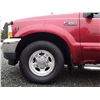 Image 23 : F6 --  2002 FORD F350 LARIAT SRW S.D, Red, 243508 KM's