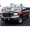 Image 2 : F6 --  2002 FORD F350 LARIAT SRW S.D, Red, 243508 KM's