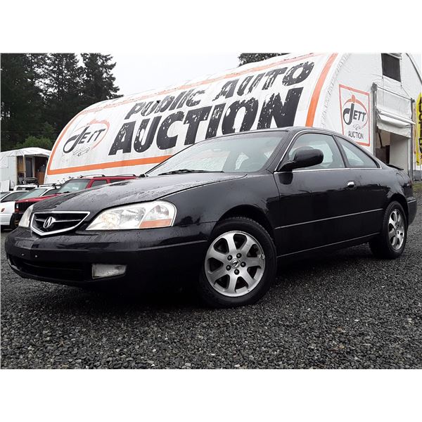 B2 --  2001 ACURA 3.2CL , Black, 266668 KM's