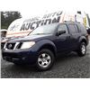 Image 1 : E3 --  2008 NISSAN PATHFINDER S 4X4, Blue, 159,275 MILES KM's