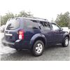 Image 8 : E3 --  2008 NISSAN PATHFINDER S 4X4, Blue, 159,275 MILES KM's
