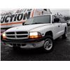 Image 2 : A12D --  1997 DODGE DAKOTA EXT CAB, White, 388522 KM's