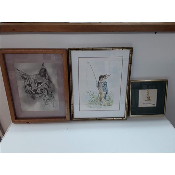 3 Framed Prints