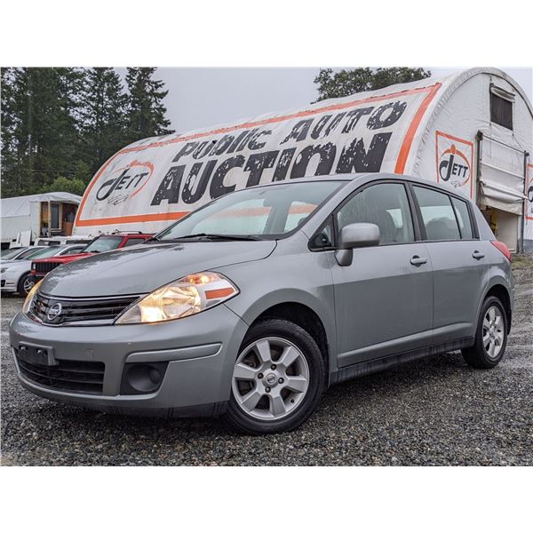 A1 --  2010 NISSAN VERSA S , Silver, 139987 KM's  "NO RESERVE"