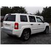 Image 8 : E5 --  2008 JEEP PATRIOT SPORT 4X4, White, 225760 KM's