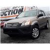 Image 2 : A9 --  2005 HONDA CR-V AWD, Gold, 223352 KM's   "NO RESERVE"