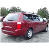 Image 8 : E3 --  2008 KIA SEDONA EX, Red, 186937 KM's