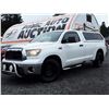 Image 1 : A5 --  2008 TOYOTA TUNDRA, White, 232803 KM's  "NO RESERVE"
