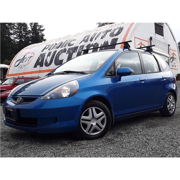 C4 --  2007 HONDA FIT , Blue, 203225 KM's