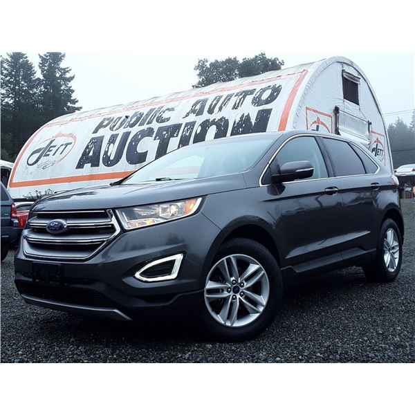 C6B --  2016 FORD EDGE SEL , Grey, 227736 KM's