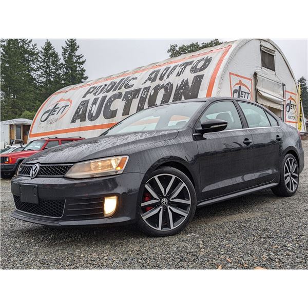 C6D --  2012 VW JETTA GLI , Black, 172373 KM's