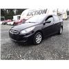 Image 1 : B2 --  2012 HYUNDAI ACCENT GLS , Black, 162544 KM's