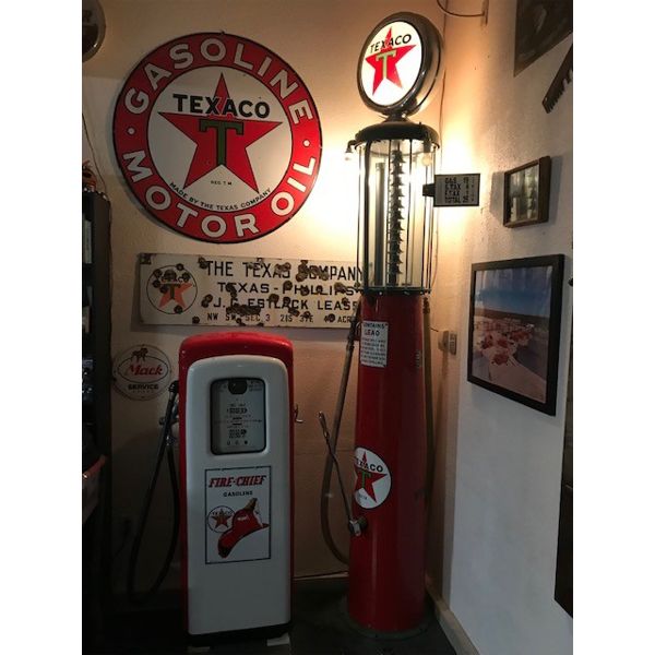 Texaco Old Timey Gas Pumps Vintage Texaco Gas Station Photo